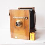 oude camera fototoestel met balg Goerz, Ophalen of Verzenden