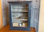 Vitrinekastje Hangkastje Servies Verzamelkastje Frans, Antiek en Kunst, Ophalen of Verzenden
