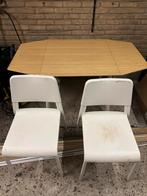 IKEA PS 2012 Tafel + 2 Stoelen - Compact en Stijlvol, Kunststof, Gebruikt, 100 tot 150 cm, Tot twee personen