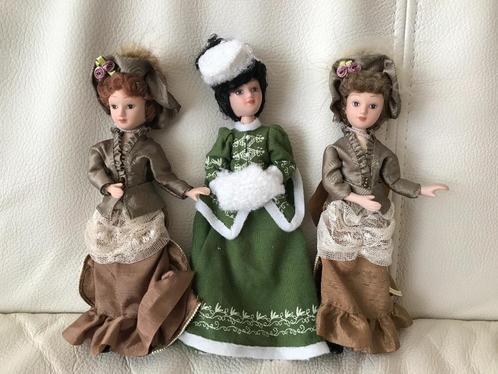 Collectie Verzamel porselein poppen Anna Karenina, Jane Eyre, Verzamelen, Poppen, Nieuw, Pop, Ophalen of Verzenden