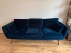 MUST GO Sofa Company bank Sigrid | sofa | dark blue velvet, Ophalen, Zo goed als nieuw, 75 tot 100 cm, Minder dan 150 cm