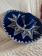 Mexicaanse sombrero - origineel blauw, Ophalen of Verzenden, Nieuw