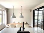 2 HK Living Factory Hanglampen - 50cm, Huis en Inrichting, Lampen | Hanglampen, Ophalen of Verzenden, Zo goed als nieuw, Metaal