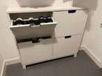 STÄLL Schoenenkast 4 vakken, wit, 96x17x90 cm van Ikea, Huis en Inrichting, Kasten | Schoenenkasten, Ophalen, Zo goed als nieuw