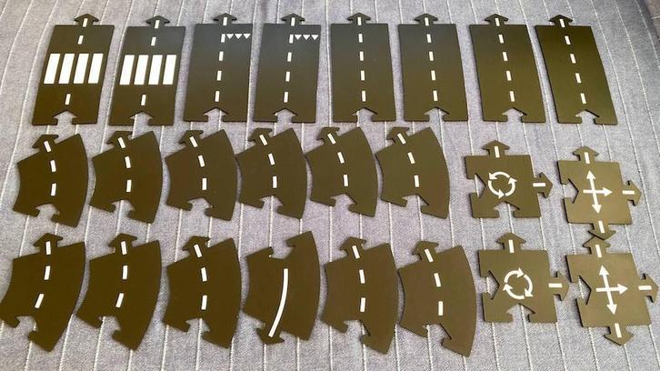 Waytoplay flexibele snelweg (24 delen), Kinderen en Baby's, Speelgoed | Racebanen, Gebruikt, Racebaan, Handmatig, Overige merken