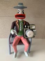Hele leuke grote Donald Duck op stoel met fototoestel, Verzamelen, Zo goed als nieuw, Ophalen