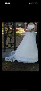 Trouwjurk, Ophalen of Verzenden, Zo goed als nieuw, Wit, Trouwjurk