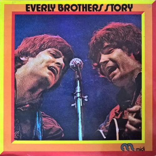 LP - Everly Brothers ‎– Everly Brothers Story, Cd's en Dvd's, Vinyl | Rock, Gebruikt, Poprock, 12 inch, Ophalen of Verzenden