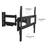 Muurbeugel Draaibaar kantelbaar 40 43 49 50 55 58 60 65 inch, Audio, Tv en Foto, Televisiebeugels, 2direct GmbH, Langenstück 5 58579 Schalksmühle, Germany