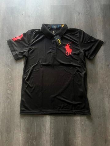 Polo Ralph Lauren Polo Zwart/Rood maat M *NIEUW* beschikbaar voor biedingen