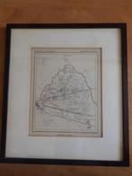 origineel Kuyperkaartje Tongelre bij Eindhoven 1868 in lijst, Boeken, Atlassen en Landkaarten, Gelezen, Ophalen of Verzenden, Landkaart