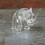 Glazen miniatuur olifant 4 cm voor letterbak, Ophalen of Verzenden, Zo goed als nieuw, Dier