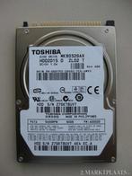 Toshiba MK8032GAX 80GB 5400rpm 2,5" IDE laptop harddisk, Intern, Gebruikt, HDD, Ophalen of Verzenden