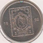Nederland speciale postpenning '98 afbeelding kroningszegel, Postzegels en Munten, Ophalen of Verzenden, Overige materialen, Nederland