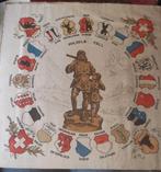 Zijden doek met bedrukking van Wilhelm Tell, zeer oud, Antiek en Kunst, Ophalen of Verzenden