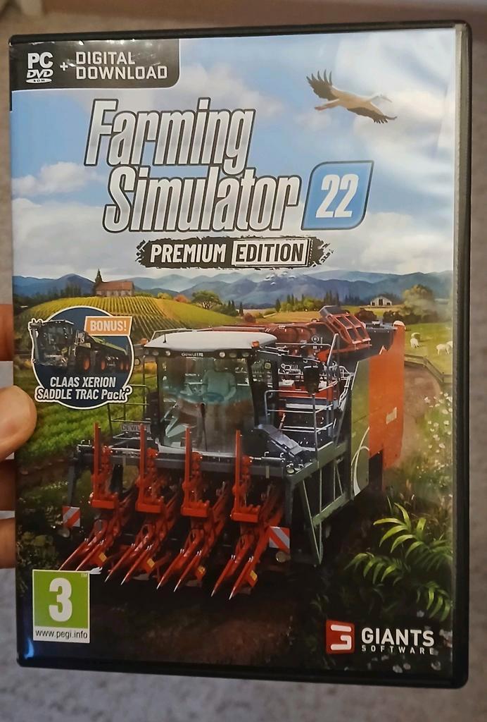 Farming Simulator 22 PC - Premium Edition (Digitaal), Spelcomputers en Games, Games | Pc, Zo goed als nieuw, Simulatie, 1 speler