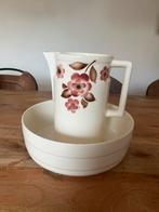 Lampetkan met waskom, Antiek en Kunst, Antiek | Keramiek en Aardewerk, Ophalen of Verzenden