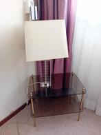 Lamp met tafel, Huis en Inrichting, Tafels | Sidetables, Ophalen, 25 tot 50 cm, Rond
