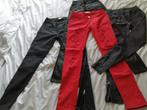 4 broeken,maat S ,strech,antraciet grijs,zwart,rood, Kleding | Dames, Overige kleuren, Ophalen of Verzenden, Zo goed als nieuw