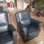 MOOI DEGELIJK MECAM LEREN BANKSTEL, Ophalen, Gebruikt, 150 tot 200 cm, Driepersoons