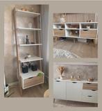 Woonkamer set wit/eiken kleur, Huis en Inrichting, Ophalen