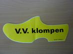 Sticker in de vorm van een klomp - VV Klompen (24x10), Nieuw, Verzenden