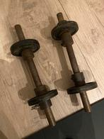 Oude dumbells, Sport en Fitness, Ophalen, Gebruikt, Dumbbell