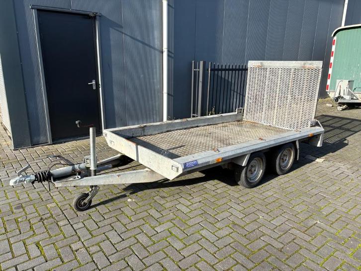 Te koop Hapert HV3000 machinetransporter, aanhangwagen, Auto diversen, Aanhangers en Bagagewagens, Gebruikt, Ophalen