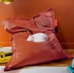 Fatboy Velvet Oranje Zitzak zgan, Huis en Inrichting, Zitzakken, Ophalen of Verzenden, Zo goed als nieuw, Oranje, Zitzak
