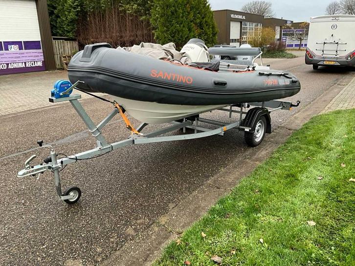 Ribboot - XC Pro 430 - 40 PK Honda - inclusief trailer - 202, Watersport en Boten, Rubberboten, Gebruikt, Overige merken, Overige brandstoffen