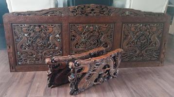 Chinees wandpaneel - Hout - 1930 beschikbaar voor biedingen