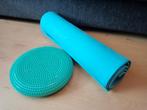 Yogamat en balans kussen, Ophalen, Zo goed als nieuw, Yogamat