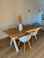 Prachtig eiken tafel 1,8x1m, Ophalen, Eikenhout, Scandinavisch, 50 tot 100 cm