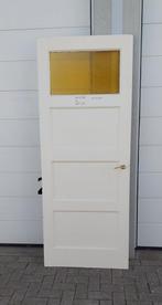 XYZ Paneeldeur met glas. 82,5x211, (nr 78), Ophalen, Gebruikt, Binnendeur, 200 tot 215 cm