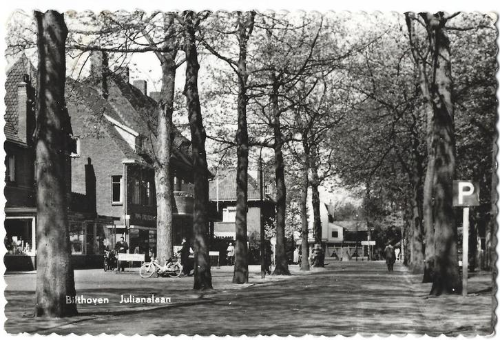 Bilthoven, Julianalaan, Verzamelen, Ansichtkaarten | Nederland, Gelopen, Utrecht, 1940 tot 1960, Verzenden