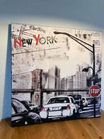 Prachtig schilderij New York, Ophalen of Verzenden, Zo goed als nieuw, Schilderij, 75 tot 100 cm
