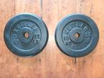 Halterschijven 2 x 10 kg gietijzer 30mm, Sport en Fitness, Fitnessmaterialen, Ophalen