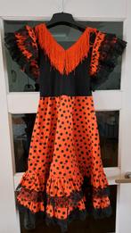 Spaanse jurk maat 152, Ophalen of Verzenden, Zo goed als nieuw, Maat 34 (XS) of kleiner, Carnaval