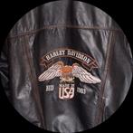 Lederen Motorjack XXL - Weinig Gedragen!, Motoren, Kleding | Motorkleding, Dames, Jas | leer, Harley Davidson, Ophalen of Verzenden