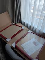 2 x Fotolijst rood hout 47*37 CM, Ophalen, Nieuw