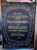 Poster NS Madurodam Miniatuurtrein Den Haag, Rechthoekig Staand, Verzenden, Zo goed als nieuw, A1 t/m A3