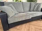 Comfort, looks én luxe in één: blauwe 2,5-zits bank te koop!, Huis en Inrichting, Banken | Bankstellen, Ophalen, Minder dan 75 cm