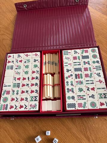 Mahjong Set in Koffer - Compleet beschikbaar voor biedingen