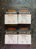 4 Doosjes Nietjes voor Nietpistool - Nieuw, Ophalen of Verzenden, Nieuw, Overige typen