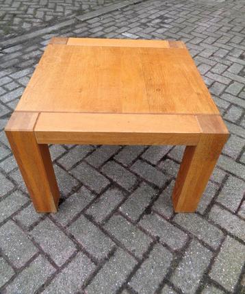 Rechthoekige massief licht eiken bijzettafel beschikbaar voor biedingen