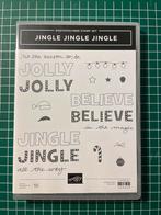StampinUp Jingle jingle jingle clearstamps kerst, Hobby en Vrije tijd, Ophalen of Verzenden, Gebruikt, Clearstamp