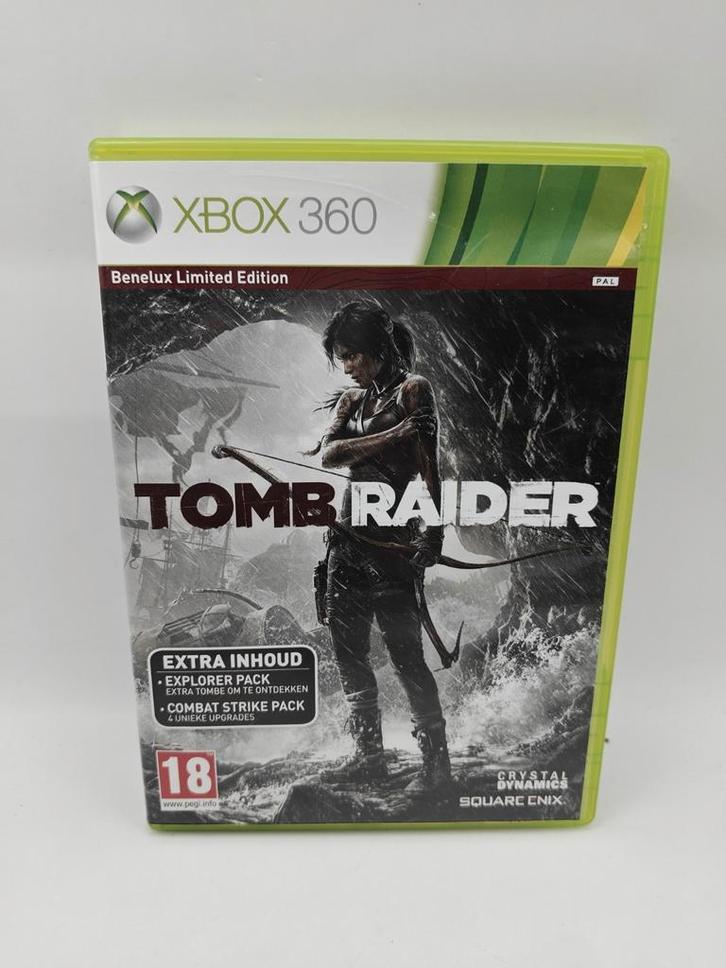 Tomb raider Xbox 360, Spelcomputers en Games, Games | Xbox 360, Zo goed als nieuw, Avontuur en Actie, 1 speler, Vanaf 18 jaar