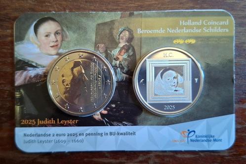 Zilveren Holland Coincard 2025 - Uiterst Zeldzaam, Postzegels en Munten, Munten | Nederland, Losse munt, Euro's, Koning Willem III