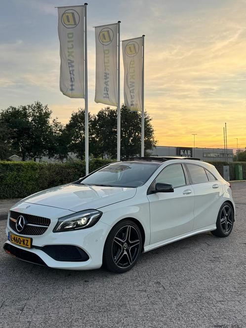 Mercedes-Benz A-Klasse 1.6 A180 Blue EFF AUT 2016 Wit, Auto's, Mercedes-Benz, Particulier, A-Klasse, ABS, Achteruitrijcamera, Adaptieve lichten