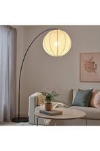 IKEA regnskur/skaftet floor lamp and shade, Huis en Inrichting, Lampen | Vloerlampen, Ophalen, Zo goed als nieuw, 150 tot 200 cm